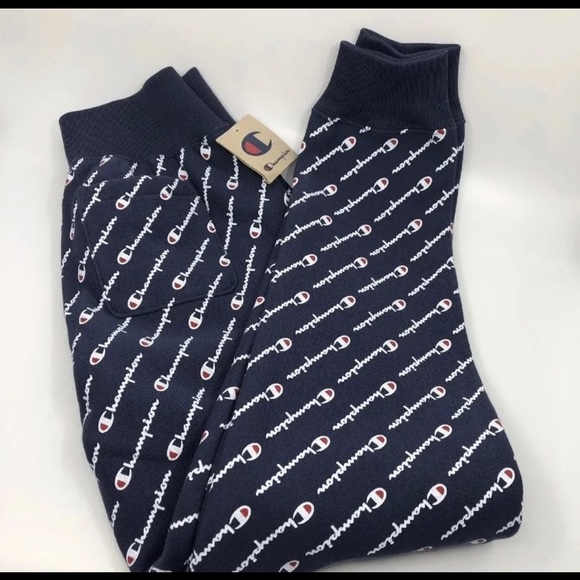 Champion Reverse Weave All Over Script Joggers - Picture 5 of 6